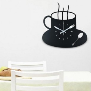 Coffee Cup Creative Wall Clocks